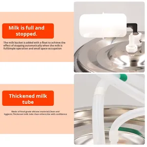 Năng suất cao có thể sạc lại chân không điện dao động bò và cừu máy vắt sữa cho hộ gia đình nhỏ trang trại bò sữa trang trại công cụ - Product Image 3