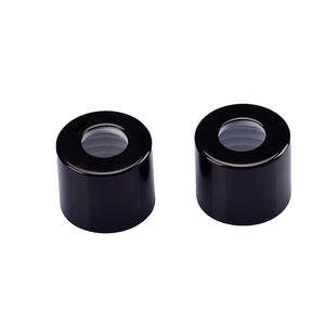 Capuchons diffuseurs en aluminium noir de 20 mm, 24 mm, 28 mm en gros - Product Image 3