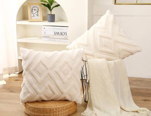 <span class=keywords><strong>2025</strong></span> <span class=keywords><strong>New</strong></span> Bắc Âu Rắn Màu Sang Trọng Hình Học Gối Bìa Vuông Sofa Văn Phòng Xe Đệm Cho Nhà Hoặc Khách Sạn Sử Dụng - Product Image 3