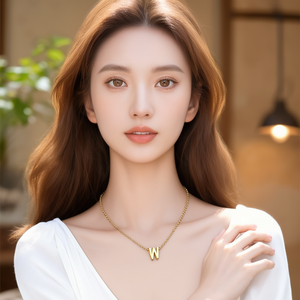 สร้อยคอจี้ สแตนเลส 316L ชุบทอง PVD ทนทาน เป็นมิตรต่อสิ่งแวดล้อม เครื่องประดับคุณภาพสูง - Product Image 3