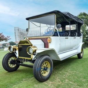 Voiture électrique vintage de haute qualité avec construction en acier Q235B, autonomie de 100 km, pour le transport et la vente dans les sites touristiques - Product Image 3