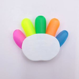 Marcadores Fluorescentes de Girasol de Cinco Colores con Logotipo Personalizable, Marcadores de Plástico para Niños, Marcadores Fluorescentes para Publicidad, Juego de Papelería Premium - Product Image 4