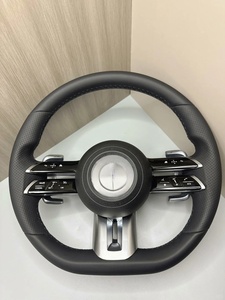 <span class=keywords><strong>Volant</strong></span> en carbone demi-perforé en cuir de Style noir pour <span class=keywords><strong>Mercedes</strong></span> Benz W213 C238 W463 W464 W222 C217 CLS C257 W205 C63 <span class=keywords><strong>AMG</strong></span> - Product Image 4