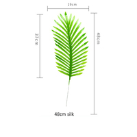 Vente flash : Feuilles de Monstera artificielles en soie, durables, pour décoration tropicale de mariage