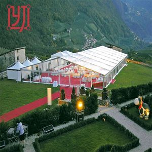 Carpa de Boda Personalizada de 10m X 15m 10 X 20, con Estructura de Aluminio de Grado Comercial para Exteriores, Cubierta de PVC Transparente, para 200 Personas - Product Image 6
