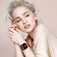 Bracelet de montre en silicone étanche avec boucle carrée en diamant, compatible avec Apple Watch Band Ultra 9\8\7\6\5\4 SE Sport
