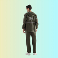 Ensemble imperméable de camping en plein air de style campagnard universel XXL, veste et pantalon, polyester durable, best-seller