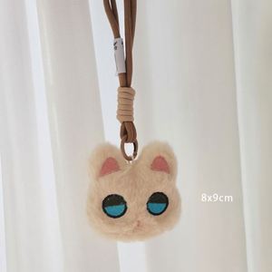 Nuevo Llavero de Peluche de Gato Azul Ojo Azul con Sonido, de Algodón PP, Peluche Corto, Lindo Colgante Negro para Bolso, Muñeco Pequeño Personalizado, Venta al por Mayor - Product Image 5