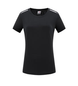 T-shirts de sport personnalisés pour hommes et femmes, respirants, à séchage rapide, pour la randonnée, la salle de sport, manches courtes simples - Product Image 4