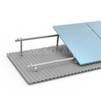 Support de montage de panneaux solaires réglable et facile à installer, avec pieds arrière et avant