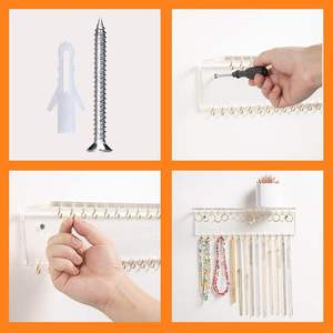 Nhà cung cấp Bông tai bán lẻ hiển thị đứng hoạt động Acrylic đồ trang sức đứng Keychain khung - Product Image 3