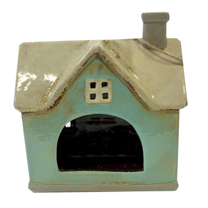Blue House Céramique <span class=keywords><strong>Maison</strong></span> Traditionnelle <span class=keywords><strong>Photophore</strong></span> - Product Image 2