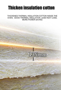 Precios de equipos de panadería horno de pan rotatorio de gas para máquina de hacer <span class=keywords><strong>pizza</strong></span> - Product Image 4
