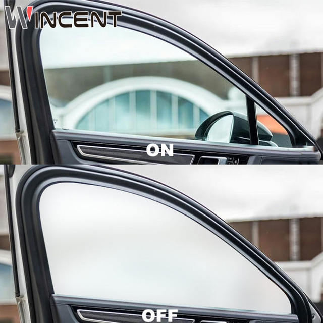 WINCENT PDLC Smart Glass Window Film Electric Switchable for Glass with Cutting Service for Cars