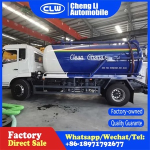 Chine <span class=keywords><strong>prix</strong></span> usine Dongfeng 8m3 aspiration sous vide des eaux usées septiques camion d'aspiration fécale - Product Image 3