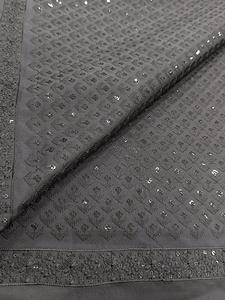 Tela de Seda Cruda de Poliéster Tejida Negra Premium, Transpirable, Ligera, Suave, Multiusos, para Acolchado, Costura, Manualidades y DIY - Product Image 3