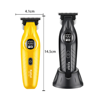 Tondeuse à cheveux pour homme KEMEI Km-1743 LED avec lame en acier inoxydable, tondeuse électrique pas chère pour barbe, fabricant avec support gratuit
