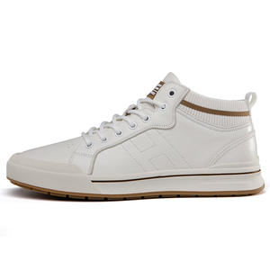 Nouvelles Chaussures de Sport Décontractées pour Hommes, Style Britannique Tendance, Mi-montantes Invisibles, Respirantes, en Cuir Véritable, Semelle Souple, Rehaussantes - Product Image 4