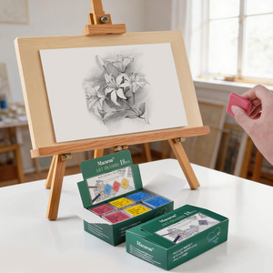 Ensemble de 18 gommes à effacer carrées Macaron, gomme à effacer à la pâte à modeler, gomme à effacer douce de haute qualité pour artistes, pour le dessin - Product Image 6