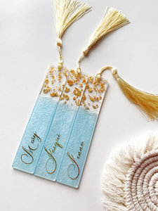 Segnalibro personalizzato in resina personalizzato accessori per libri fatti a mano regalo per insegnante - Product Image 6