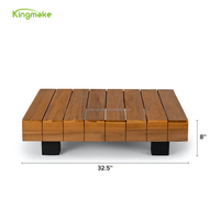 Meubles modernes de luxe en bois de teck imperméable avec coussins Ensembles de canapés de salon jardin patio hôtel sectionnels pour l'extérieur
