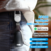 Porte-Clés Portable de Voiture Mini Traceur GPS Intelligent Anti-Perte avec Positionnement Précis et Application IOS