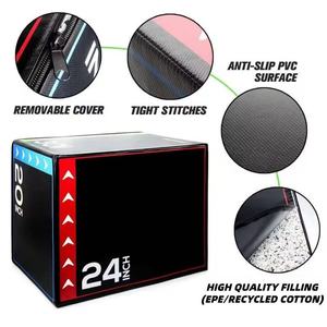 Caja Pliométrica 3 en 1 CZFIT de Alta Calidad, Resistente y Suave para Entrenamiento de Salto, Equipo de Fitness Comercial - Product Image 5