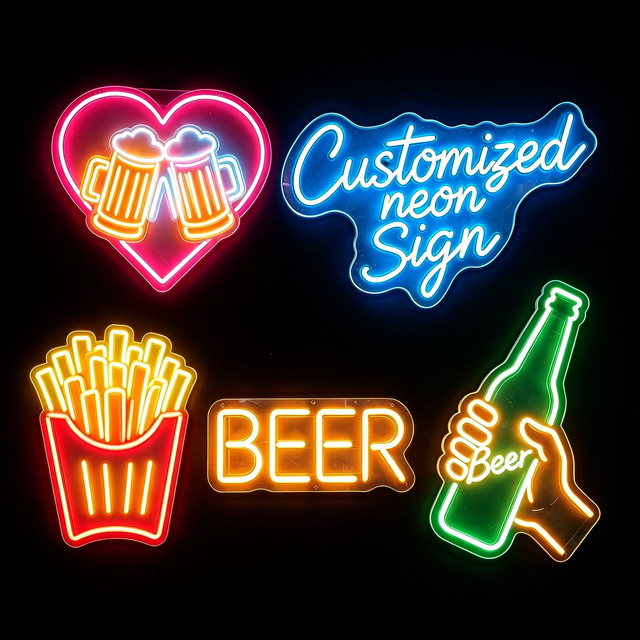 Customize Led Sign Letters Lights Decorative Signage Led Neon Sign Drop Shipping Custom Neon Sign for Events Bedroom Party