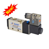 KLQD 4V110-06 3V120-06 4V130-06 4V100 série électrovanne de commande pneumatique simple Double électronique DC12/24V AC24V AC110V
