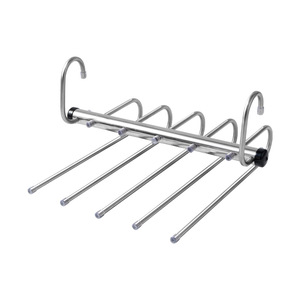 <span class=keywords><strong>Porte</strong></span>-pantalons en métal multifonctionnel, pliable télescopique et multi-niveaux, clip magique pour le rangement des vêtements dans la garde-robe - Product Image 5