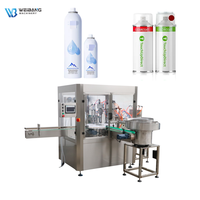 Ligne de production automatique haute vitesse pour le remplissage et le scellage d'aérosols Bov pour la fabrication de déodorants et de sprays corporels