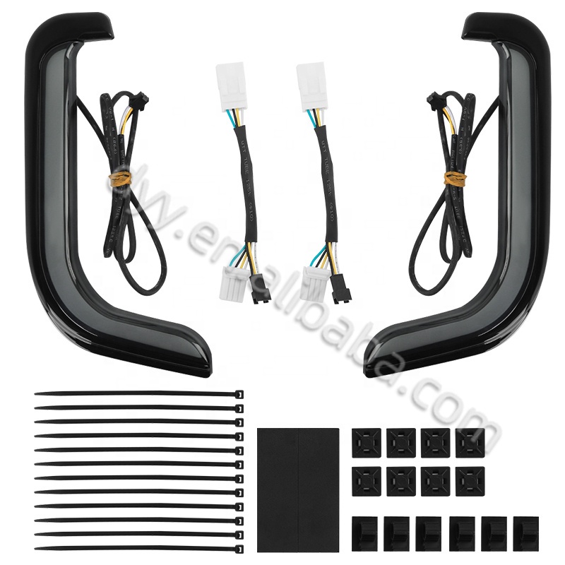 Мотоциклетный черный обтекатель, нижняя решетка, светодиодный поворотник, ударный свет, подходит для Harley, Touring Road King, Tri Glide 1996-2013