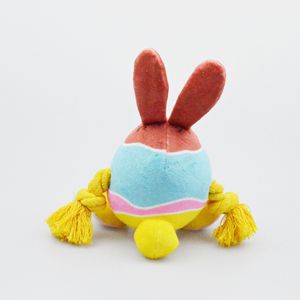 Özelleştirilebilir Karikatür Paskalya Uzun Kulaklı Tavşan Yumurta Köpek Oyuncağı Sevimli Ses Çıkaran Etkileşimli Günlük Tatil Dayanıklı Çiğneme Oyuncağı - Product Image 6