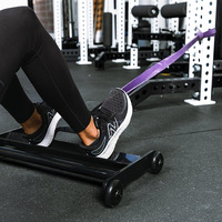 VIGFIT Glute Ham Glider, Rouleau Commercial pour Muscles Fessiers et Ischio-jambiers, Roues d'Exercice Multifonctionnelles, Entraînement à Domicile pour les Abdominaux