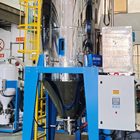 Machine de séchage par cristallisation, sécheur déshydratant intégré, haute efficacité, certifié CE pour le moulage par injection de préformes de bouteilles PET