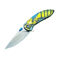 M398 Poederstaal Spiegelfinish Vouwzakmes Multifunctioneel Buitenactiviteiten Kamperen EDC Custom OEM