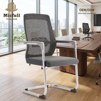 Chaise de bureau pour la maison, le dortoir ou l'ordinateur, modèle personnalisé transfrontalier, chaise de bureau avec accessoires en plastique, chaise ergonomique en maille respirante