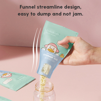 Haute qualité sans BFA Double fermeture à glissière PET sacs de lait en poudre pour bébé de qualité alimentaire âge 0-12 mois motif Animal