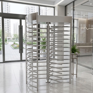 Full Height Turnstile <strong>Security</strong> Gate With Face Recognition Fingerprint RFID <strong>Access</strong> Control Stainless Steel Pedestrian <strong>Solution</strong> - Product Image 2