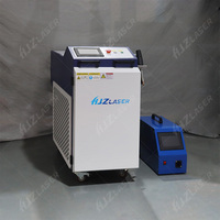 Mesin pemotong Laser 4 dalam 1 produktivitas tinggi, mesin pembersih las Laser 1500W 2000W 3000W untuk baja antikarat aluminium