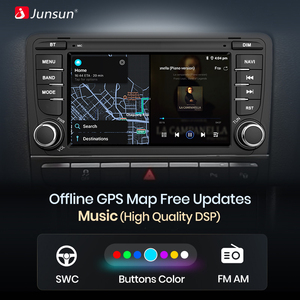 Junsun-Radio con Android para coche, reproductor de DVD, unidad principal multimedia de 7 pulgadas, para Peugeot 107, Citroen C1, <span class=keywords><strong>Toyota</strong></span> <span class=keywords><strong>Aygo</strong></span> 2005-2014 - Product Image 6