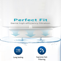 Filtres de remplacement pour filtre à eau compatibles avec les pichets et distributeurs NFP-100