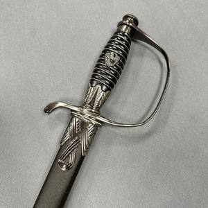 سيف قيادة معدني مزخرف مجموعة سيف شرف حارس رفع علم احتفالية سيف فارس أسود من القرون الوسطى الماسونية سيف تمبلر - Product Image 6