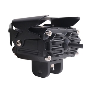 Newest Motorcycle S002 LED <b>Projector</b> Lens Dual Color with 2 Pieces Fish Eye 40w 6000k Auto Work <b>Light</b> Fog Warn Turn LED Lamp - Product Image 5