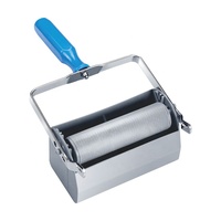 Outils de peinture décoratifs pour artistes Rouleau à motifs de 6 pouces Brosse à rouleaux Accessoires pour réservoir Rouleaux à peinture à motifs bicolores