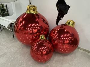 Vielseitige Goldene Aufblasbare Spiegelglocken für Heiligabend-Party Foto-Hintergrund-Dekoration Werbe-Aufblasartikel - Product Image 4