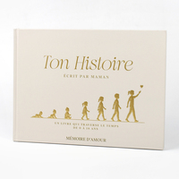 Livre de souvenirs pour bébé personnalisé de luxe avec service d'impression en relief, album, journal, carnet, planificateur, impression