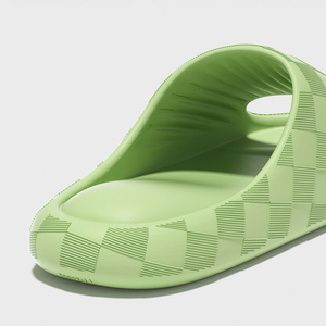 New Checks Pattern Summer Sandals Outdoor Eva Light Soft Non-Slip Sandal Man Woman <b>Slippers</b> - Product Image 6