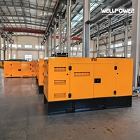 Precio de Fábrica de Generadores Diésel de 20kva 25kva 30kva 40kva 50kva 75kva 100kva 150kva 200kva, Grupo Electrógeno Trifásico con Motor EPA Perkins