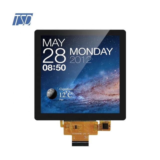 Smart Home 720x720 Square Ips 4'' Tft Black Touch Screen 4 Inch Tft Lcd Display Module